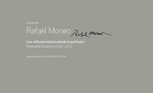 Presentación exposición Rafael Moneo en la Fundación Barrié