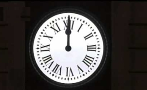 Imagen de reloj para las campanadas de fin de año